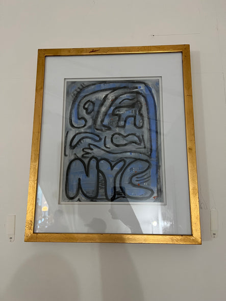 Blue Abstract NYC PJPIIItheartist